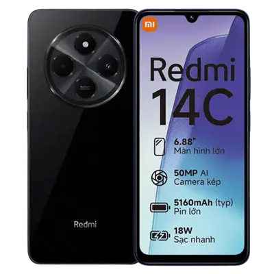Celular Redmi 14C 4/128 Midnight Black 