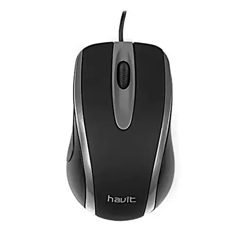 Mouse HAVIT USB Negro/Gris
