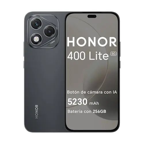 Celular Honor 400 Lite 12/256 5G Negro Nocturno